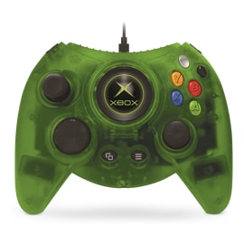 Front view of Hyperkin Duke Wired Controller for Xbox One and Windows 10 PC (Green)