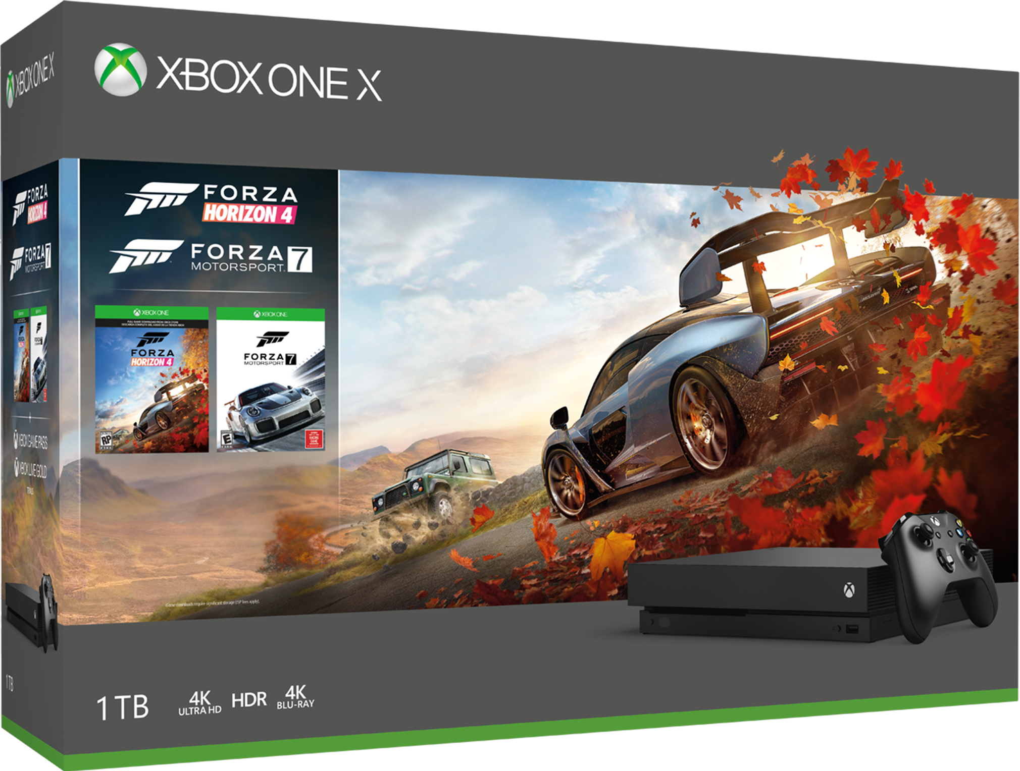 provocar el plastico Ciencias Sociales Xbox One X Forza Horizon 4 Bundle (1TB) - Microsoft