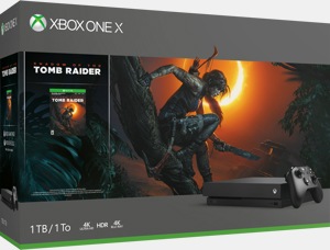 Xbox One X 1TB Console – Shadow of the Tomb Raider Bundle