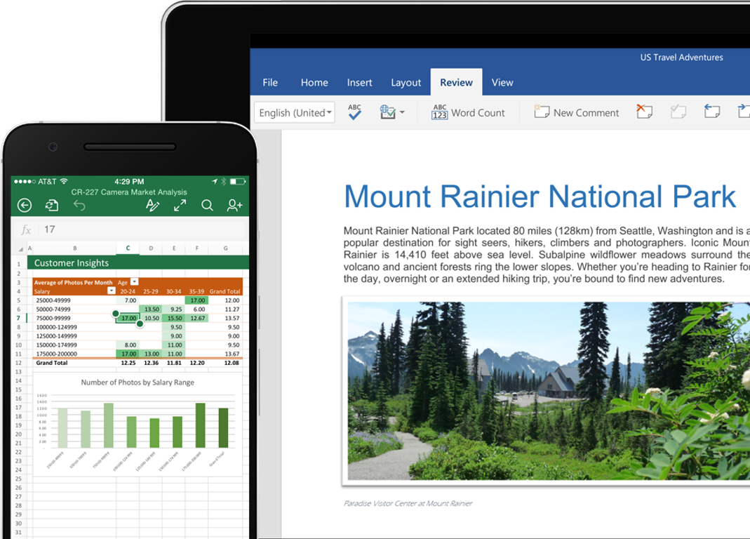 Aplikasi Seluler Microsoft Office Untuk Android Word Excel