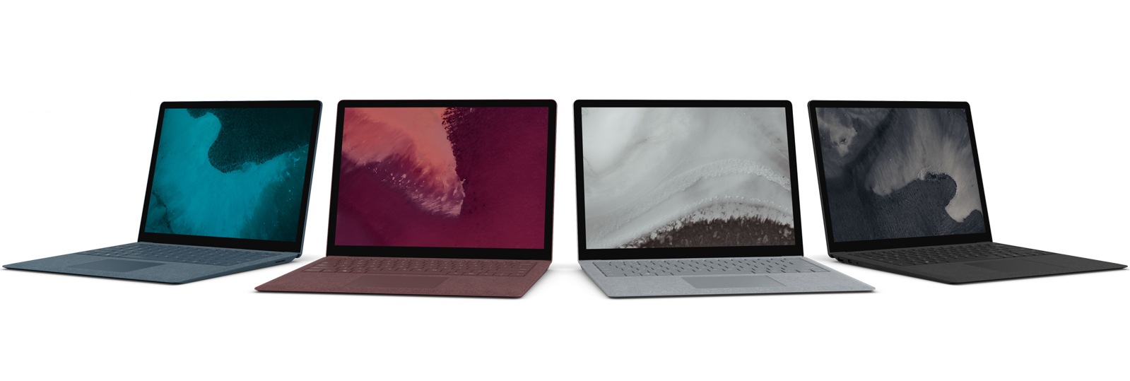 Full color line-up for Surface Laptop 2