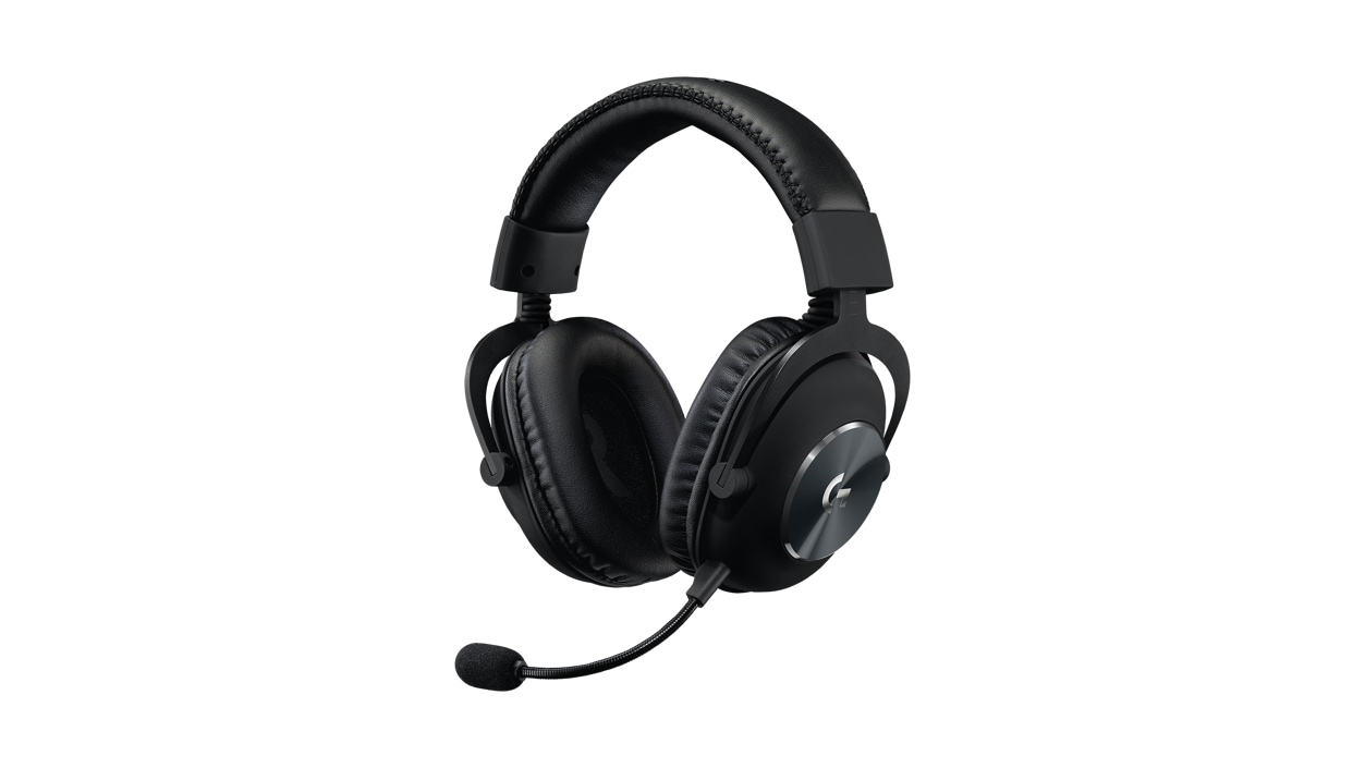 Front right view of the Logitech PRO X Gaming Headset