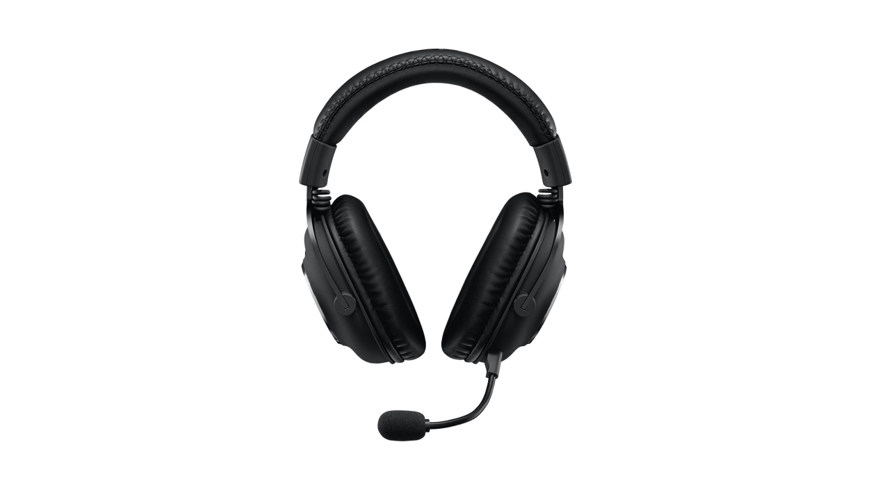 Front view of the Logitech PRO X Gaming Headset