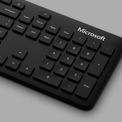 Microsoft Bluetooth Keyboard.