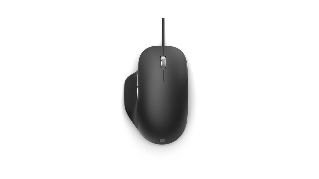 Top view of Microsoft Ergonomic Mouse