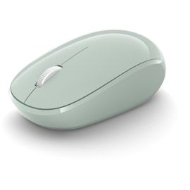 Angled view of Surface Wireless & Bluetooth Mouse in Mint