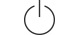 An icon of a power button.