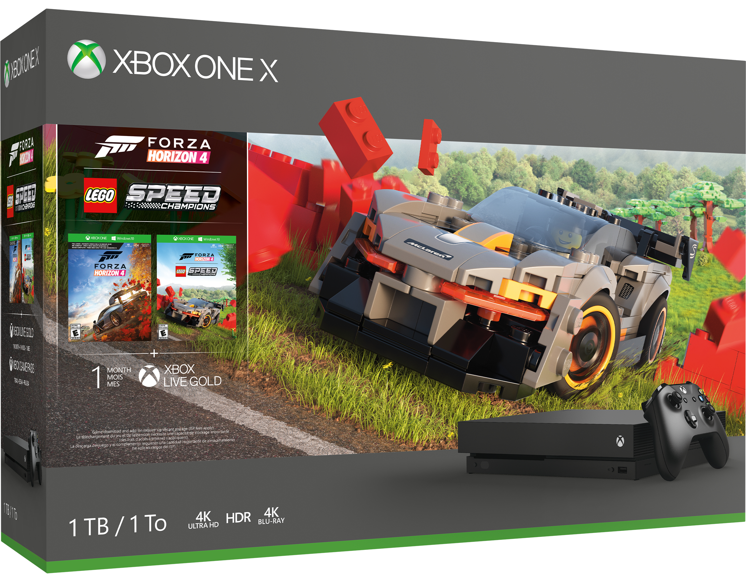 ＜マイクロソフト＞ Xbox One X 1TB 本体 - Forza Horizon 4 LEGO? Speed Champions バンドル (1TB)