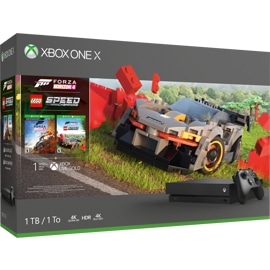 Xbox One X Forza Horizon 4 LEGO® Speed Champions bundle box art
