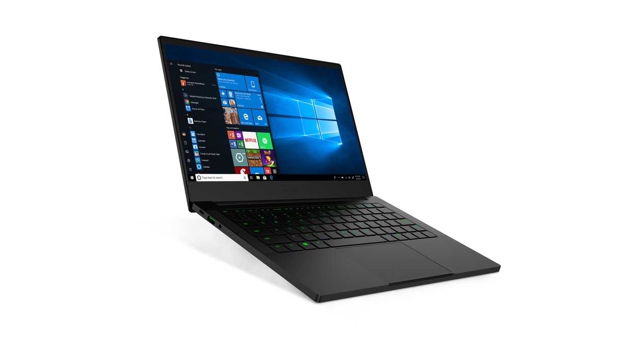Right Angled view of the Razer Blade Stealth 13 FHD