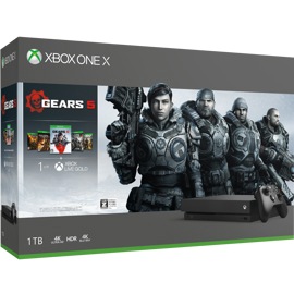 ＜マイクロソフト＞ Xbox One X 1 TB 本体 - Gears 5 バンドル画像