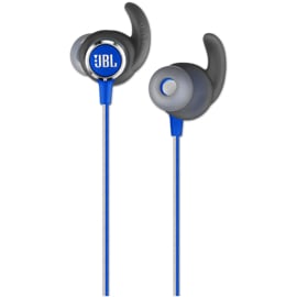 Front view of the JBL Reflect Mini 2 - Blue