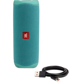 JBL Flip 5: Portable Wireless Bluetooth Speaker, IPX7 Waterproof - Blue