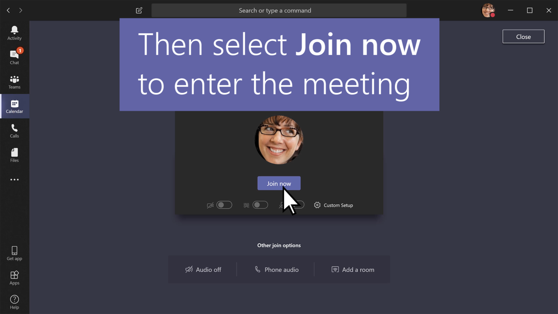 Join microsoft meeting