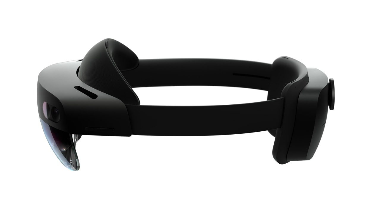 Left side view of HoloLens 2 Development Edition device