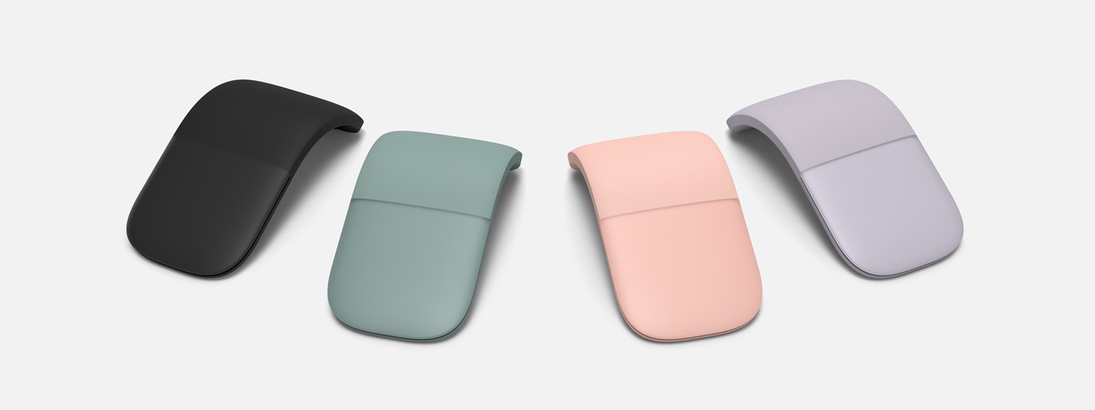 Microsoft Arc Mouse in multiple colours