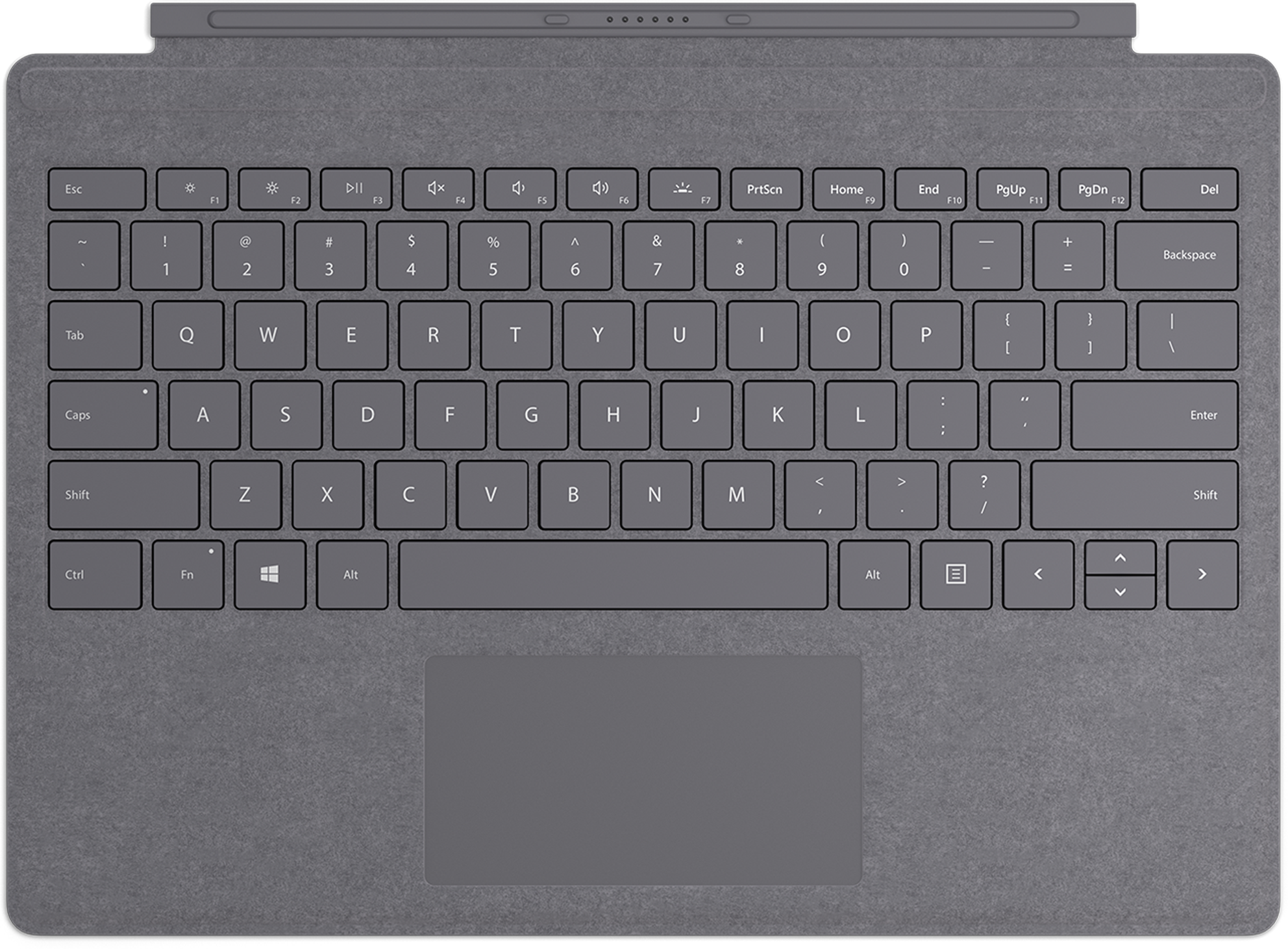 Surface Pro Signature タイプ カバー - プラチナ (日本語)
