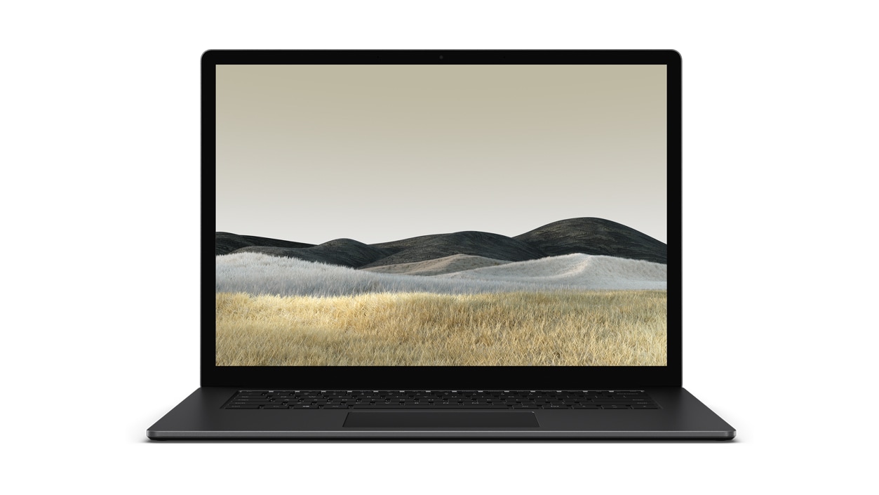 Surface Laptop 3 in Black color.
