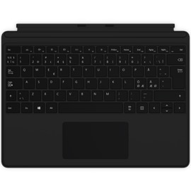 En Surface Pro Keyboard sedd ovanifrån.