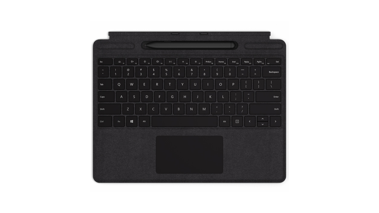 Surface Pro X Signature Keyboard with Slim Pen Bundle - Black