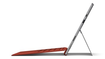 Surface Pro 7 with the Kickstand open