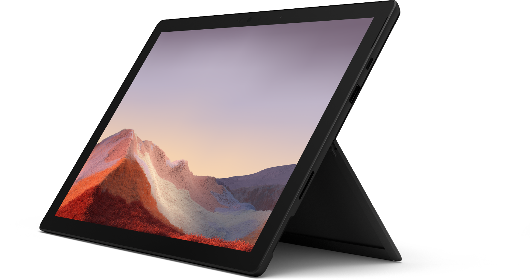 お得な 2 点セット Surface Pro 7 (ブラック) + タイプ カバー キーボード (ブラック)