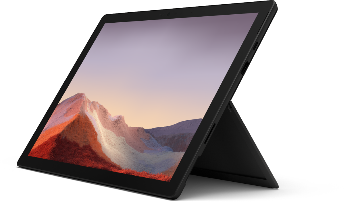 お得な 2 点セット Surface Pro 7 (ブラック) + タイプ カバー キーボード (ブラック)