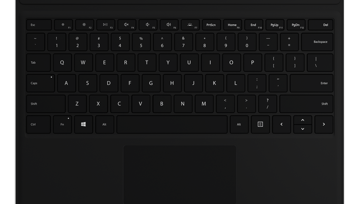 Surface Pro 7 タイプカバー付き　ブラック