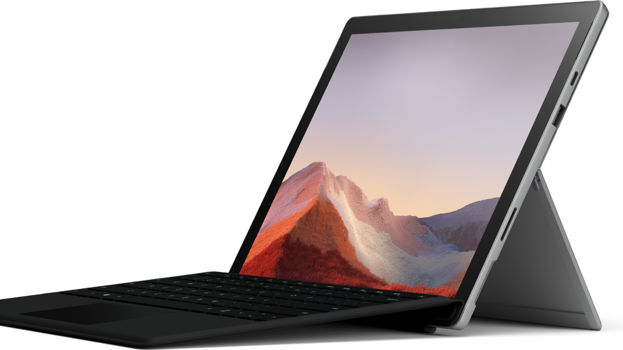 Surface Pro7 タイプカバー付き