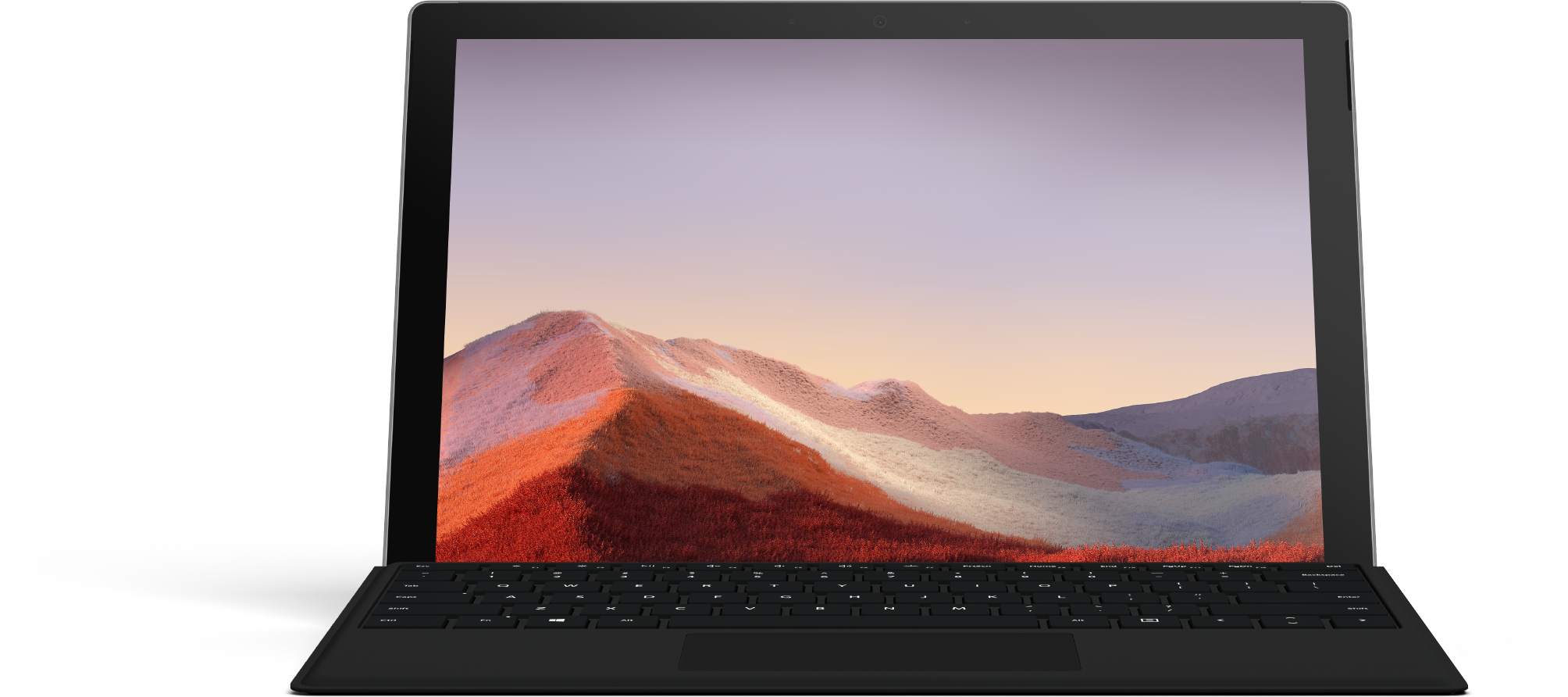 お得な 2 点セット Surface Pro 7 (プラチナ) + タイプ カバー キーボード (ブラック)