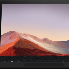 お得な 2 点セット Surface Pro 7 (プラチナ) + タイプ カバー キーボード (ブラック)