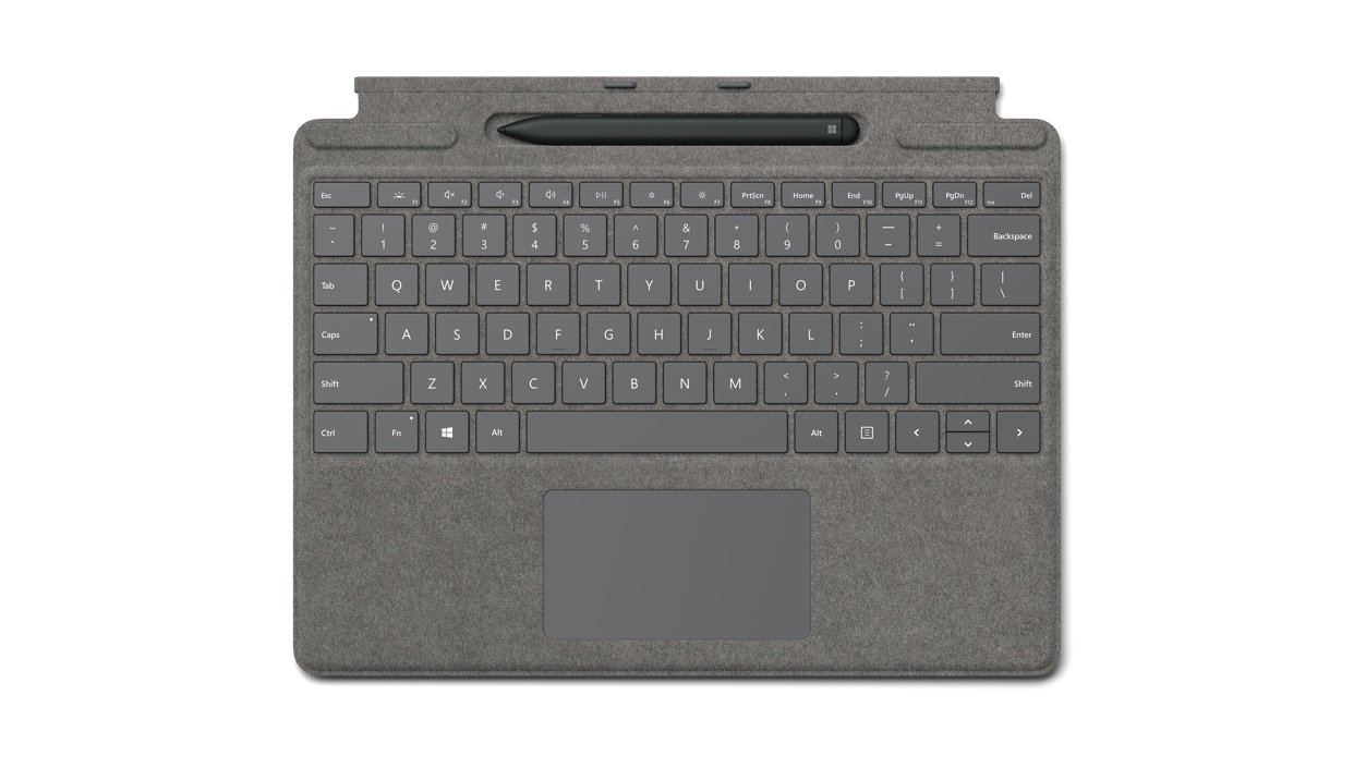Surface Pro X Signature Keyboard with Slim Pen Bundle - Platinum