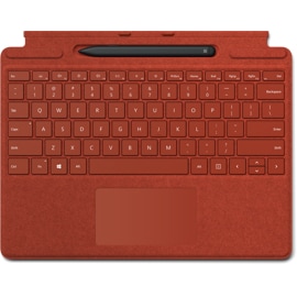 Surface Pro X Signature Keyboard with Slim Pen Bundle - Poppy Red