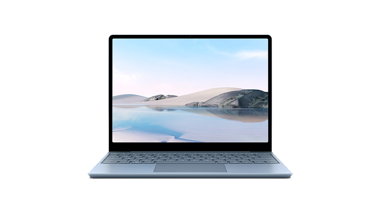 Surface Laptop Go in color ice blue