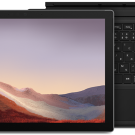 Surface Pro 7 ＋ 無料 Surface Pro タイプ カバー (ブラック)