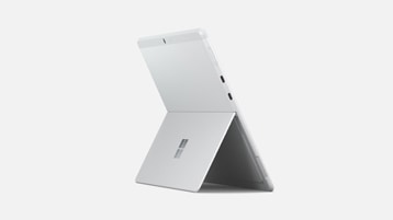 Surface Pro X with Kickstand open