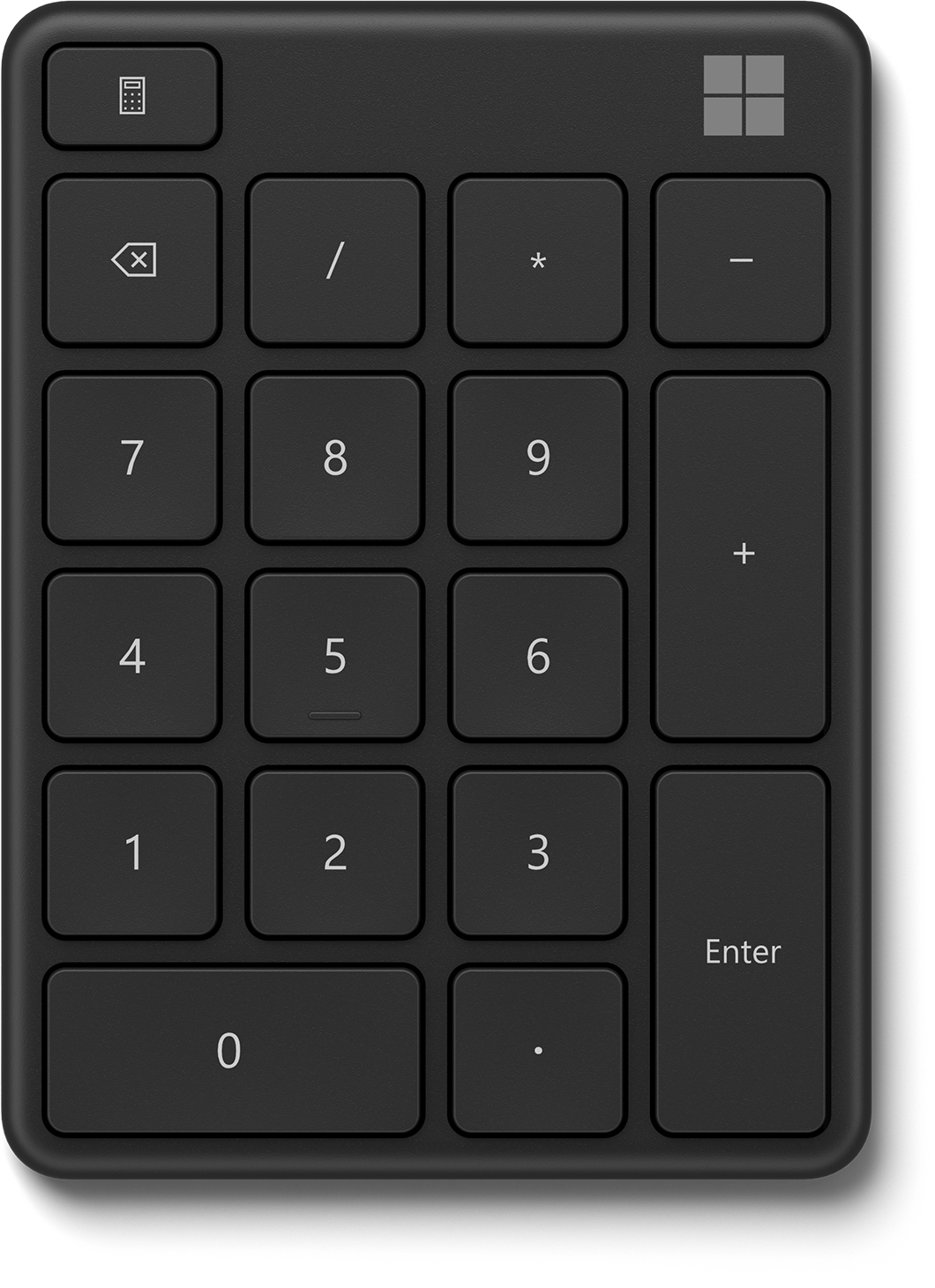 Ziffernblock Bluetooth Bawanfa 34-Tasten Nummernblock Bluetooth Wireless Numpad mit Multi-Funktion für Computer Laptop Tablet Smartphone iPad Kompatibel mit Macbook Windows Surface Pro（Black）