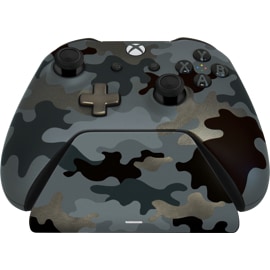 Front view of a Universal Xbox Pro Charging Stand in the Night Ops Special Edition pattern.