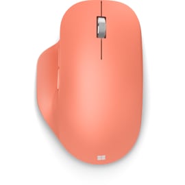 Microsoft Bluetooth Ergonomic Mouse - Peach - Overhead View