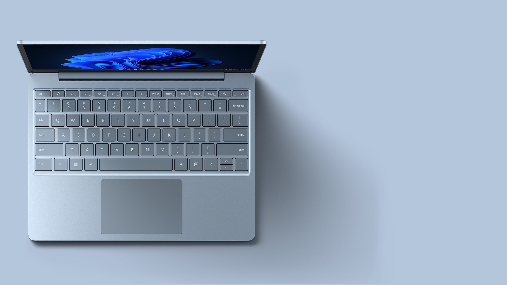 Surface Laptop Go en bleu glacier