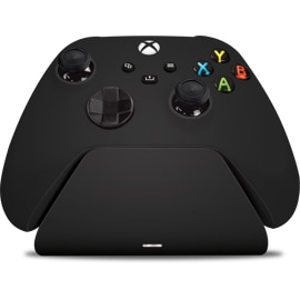 Front view of a Universal Xbox Pro Charging Stand in Carbon Black.