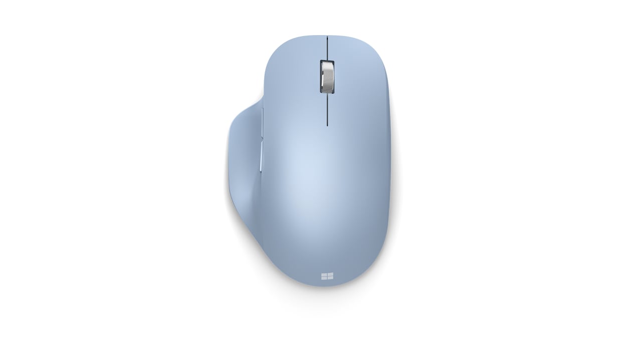 Pastellblaue Microsoft Bluetooth® Ergonomic Mouse