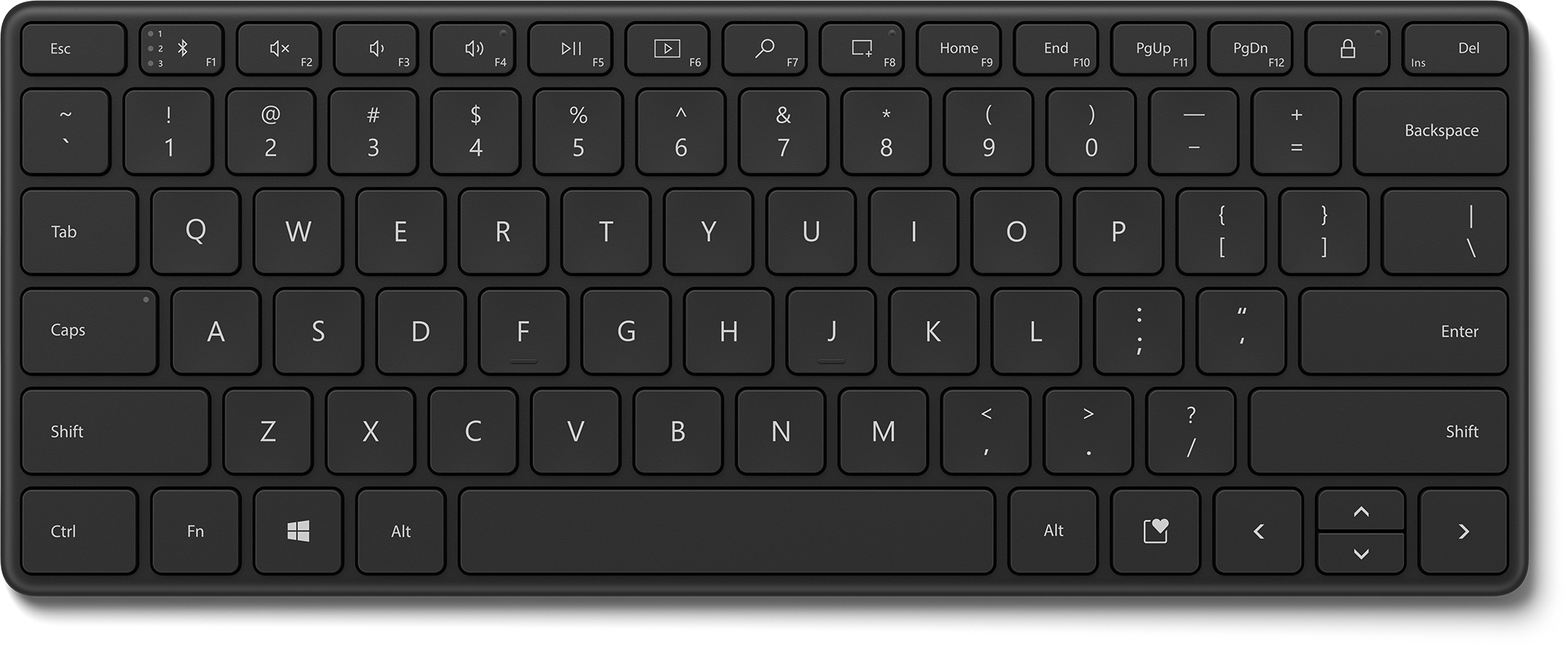 Microsoft Designer Compact Keyboard - マットブラック