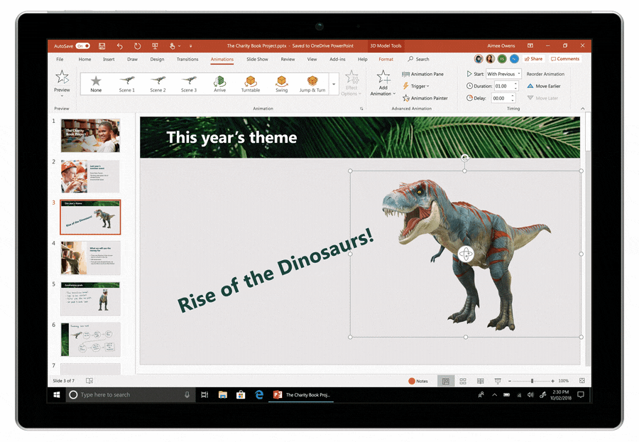 Microsoft Powerpoint 슬라이드 프레젠테이션 소프트웨어 | Microsoft 365