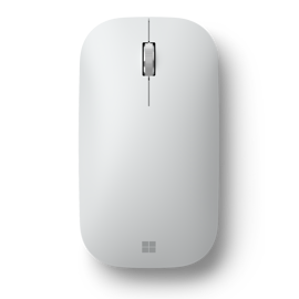 Top down view of Glacier Microsoft Modern Mobile Mouse