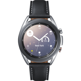 Samsung Galaxy Watch 3 LTE 41 mm in silver from the front