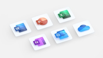 Icone delle app incluse in Microsoft 365