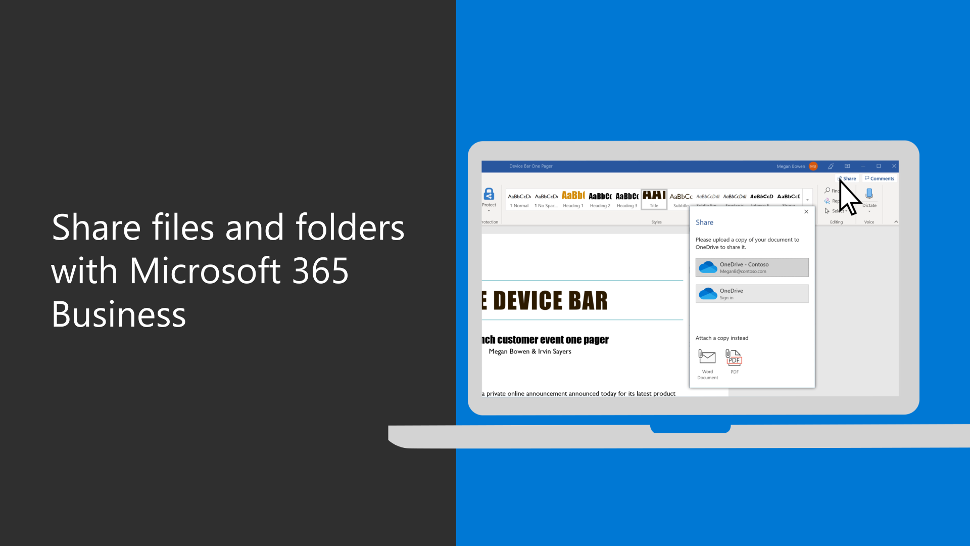 Compartir archivos y carpetas con Microsoft 365 Empresa - Soporte técnico  de Microsoft