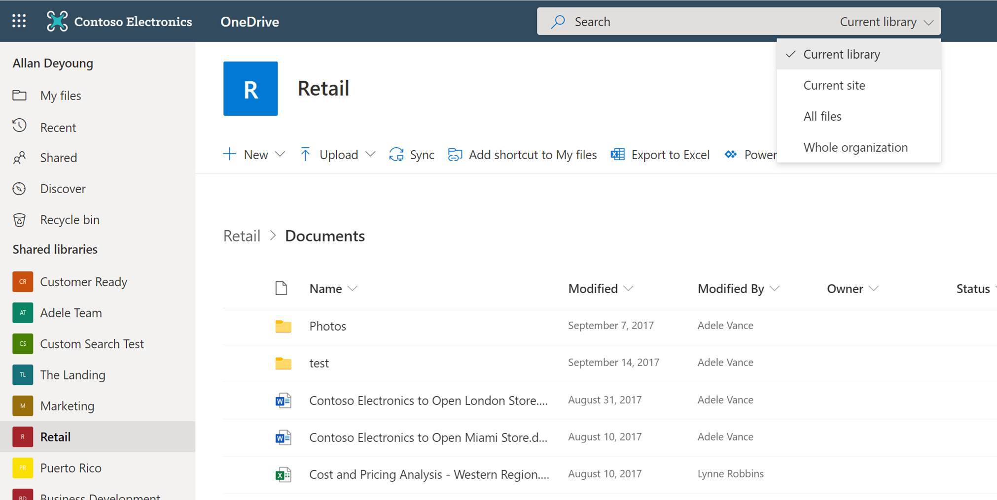 Search improvements in OneDrive for Business – QuixTec