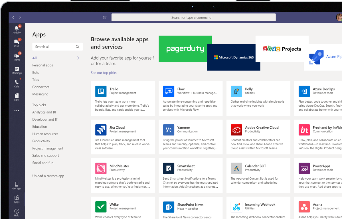 Apps And Workflow Automation Microsoft Teams